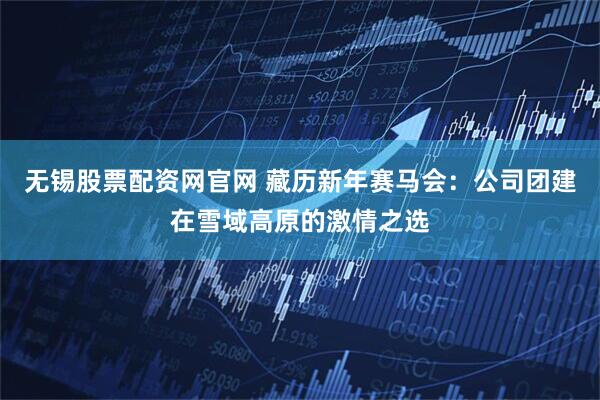 无锡股票配资网官网 藏历新年赛马会：公司团建在雪域高原的激情之选